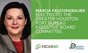 Excargo CEO Marcia Faschingbauer Elected to the Greater Houston Port Bureau's Executive Board Committee 1
