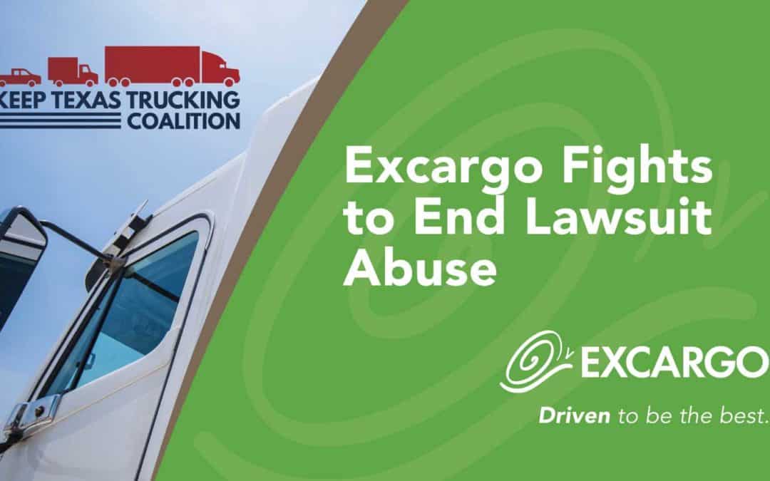 Excargo Joins Keep Texas Trucking Coalition to End Lawsuit Abuse