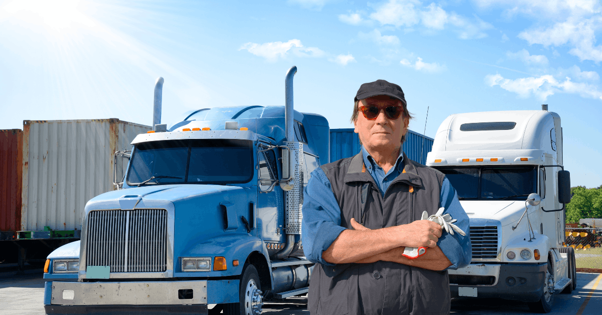 Truck Driver Shortage Are We Asking the Wrong Question ftr Image American day cab tractor with container chassis at a Port of Houston terminal — truck driver shortage and driver qualification
